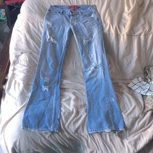 Distressed Hollister Jeans Size 0